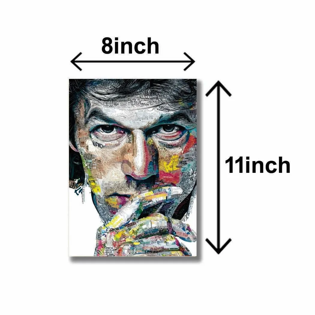Pakistan Map 3Pcs Multicolor Wall Art 8x11 MDF - Image 4