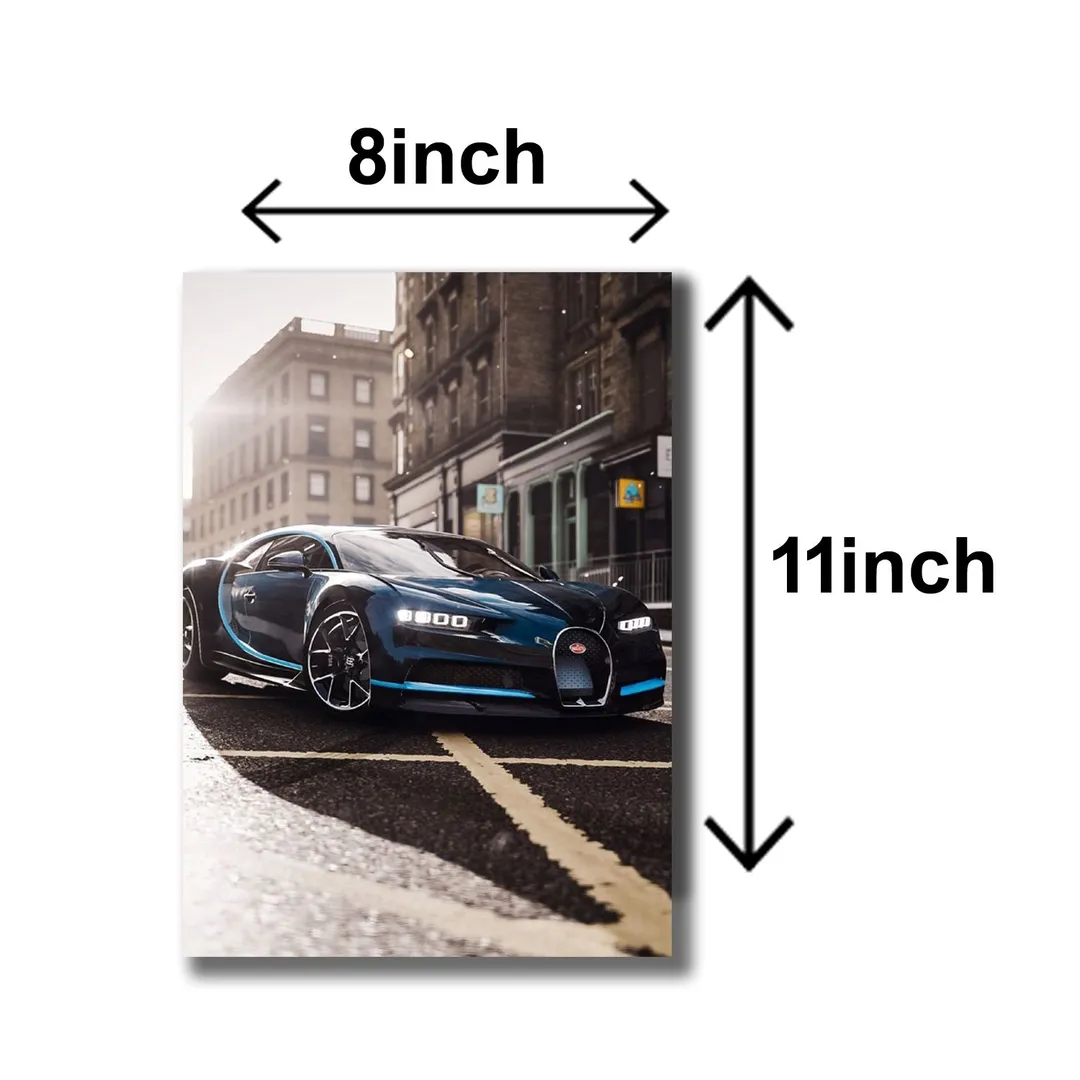 5Pcs 8x11 Car Wall Art Paintings Multicolor MDF - Image 3