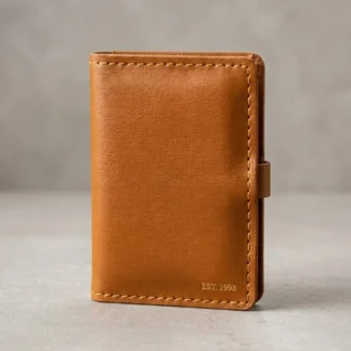 Classic Handcrafted Leather Wallet with ID Window