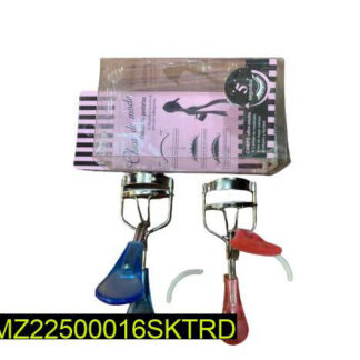 Pakistani Women Eyelash Curler Set Waterproof Red Blue Handles