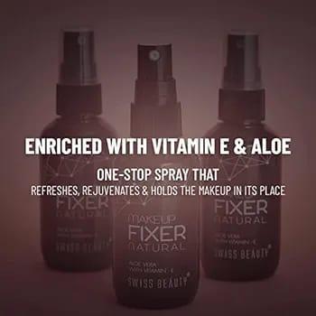 Matte Fixer Spray for All Skin Types Black Bottle - Image 2
