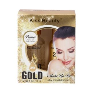 Kiss Beauty Gold Facial Kit Brightening & Repairing for All-Day Wear