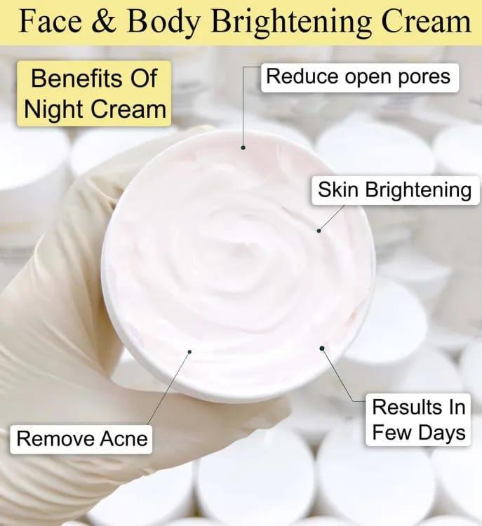 Whitening Night Cream for Dark Spots & Fine Lines - Image 2