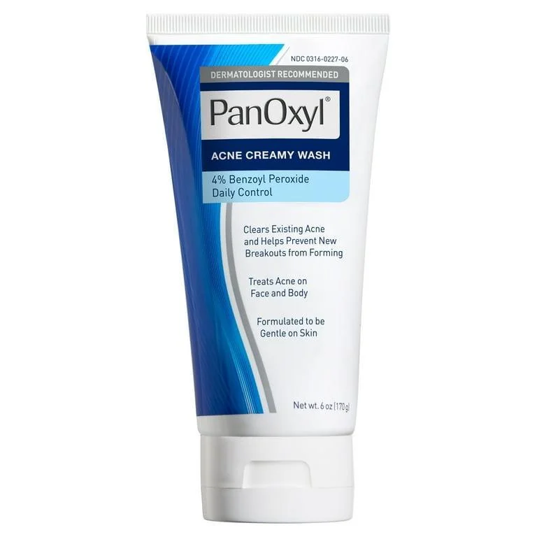 PanOxyl Acne Creamy Wash 4% Benzoyl Peroxide 170g - Image 2