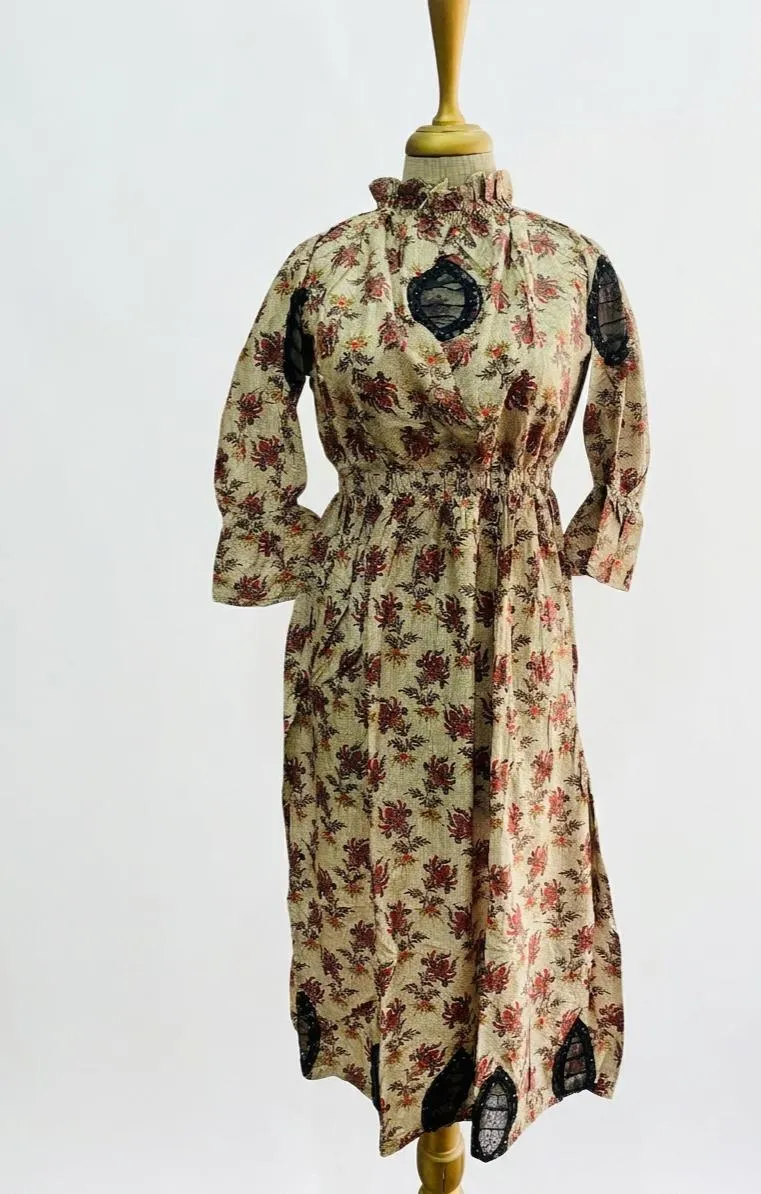 Women's Printed Lawn Maxi Dress Multicolor - Image 3