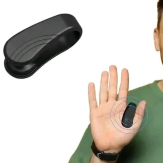 Portable Acupressure Clip Black ABS for Wellness