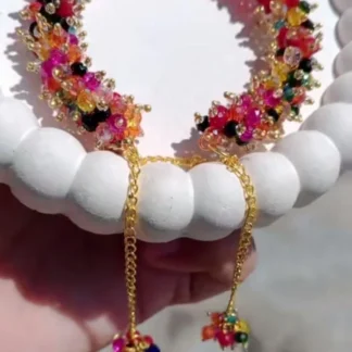 Multicolor Indian Gajrey Bracelet for Women