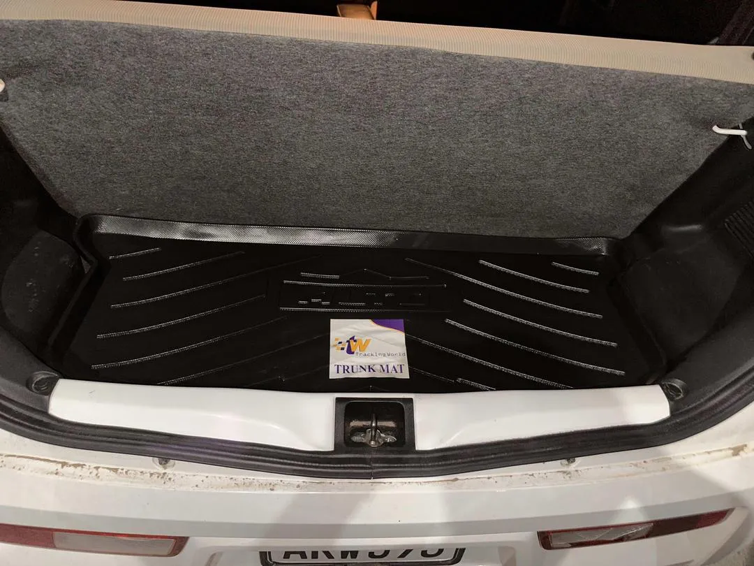 Suzuki Alto Waterproof Trunk Mat Blue PVC - Image 3