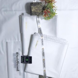 Premium Cotton Sotton Suit Off-White Winter Wedding Office Wear