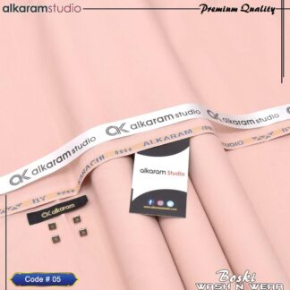Boski Plain Pink Suit for Men Summer Wear Pakistan