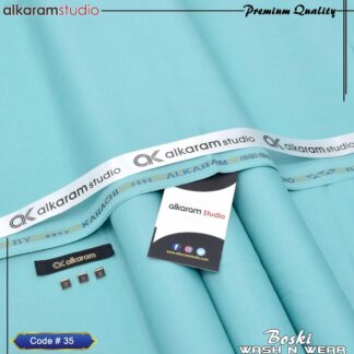 Turquoise Wash & Wear Men Suit Summer Casual Office Wedding