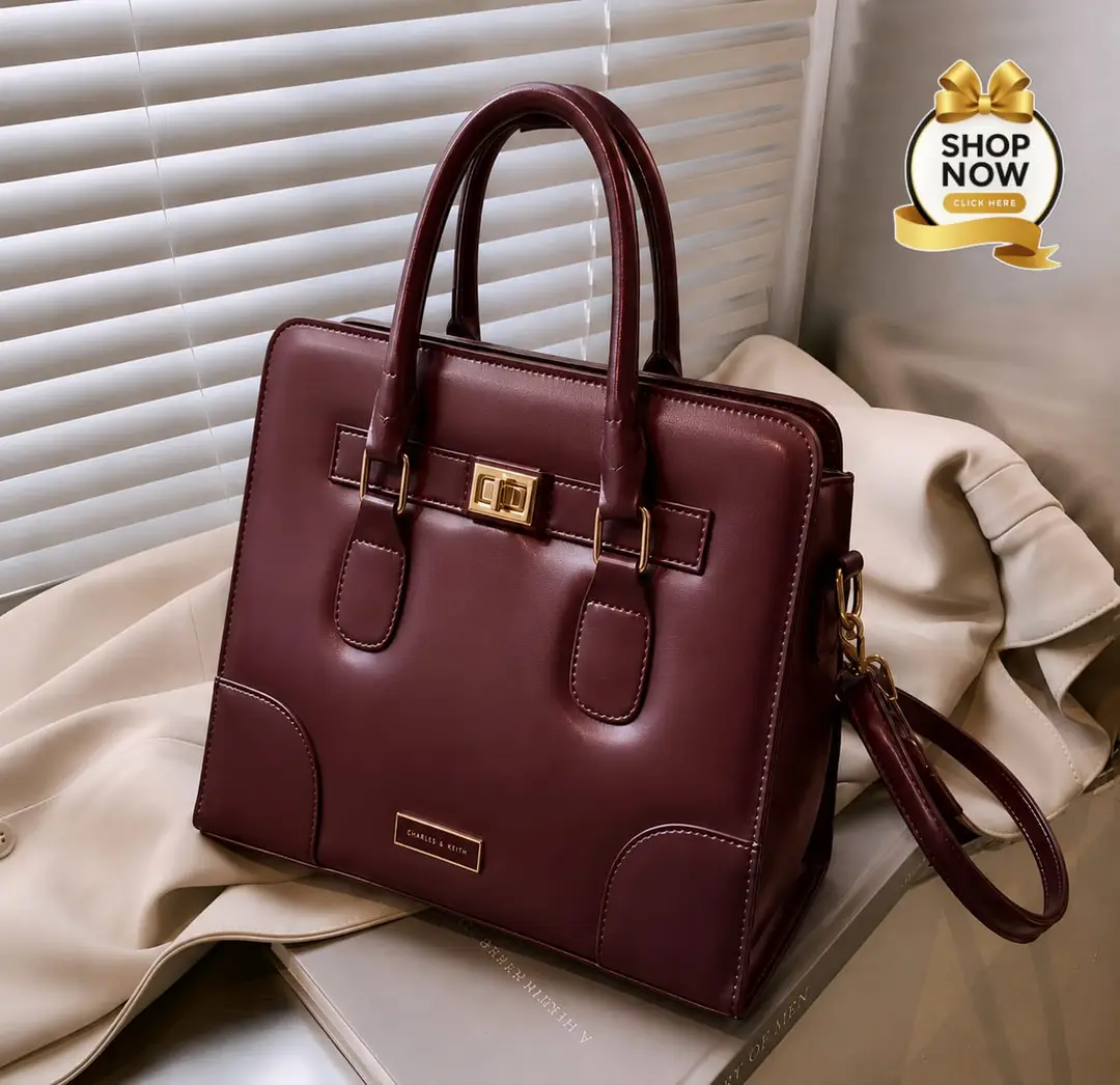 Women's Rexine Plain Hand Bag - Image 2