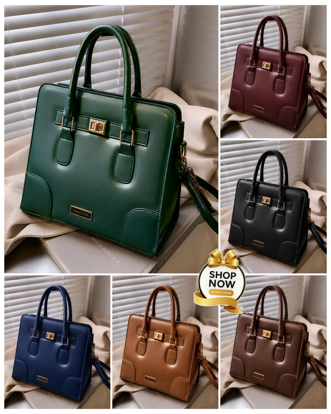Women's Rexine Plain Hand Bag - Image 7