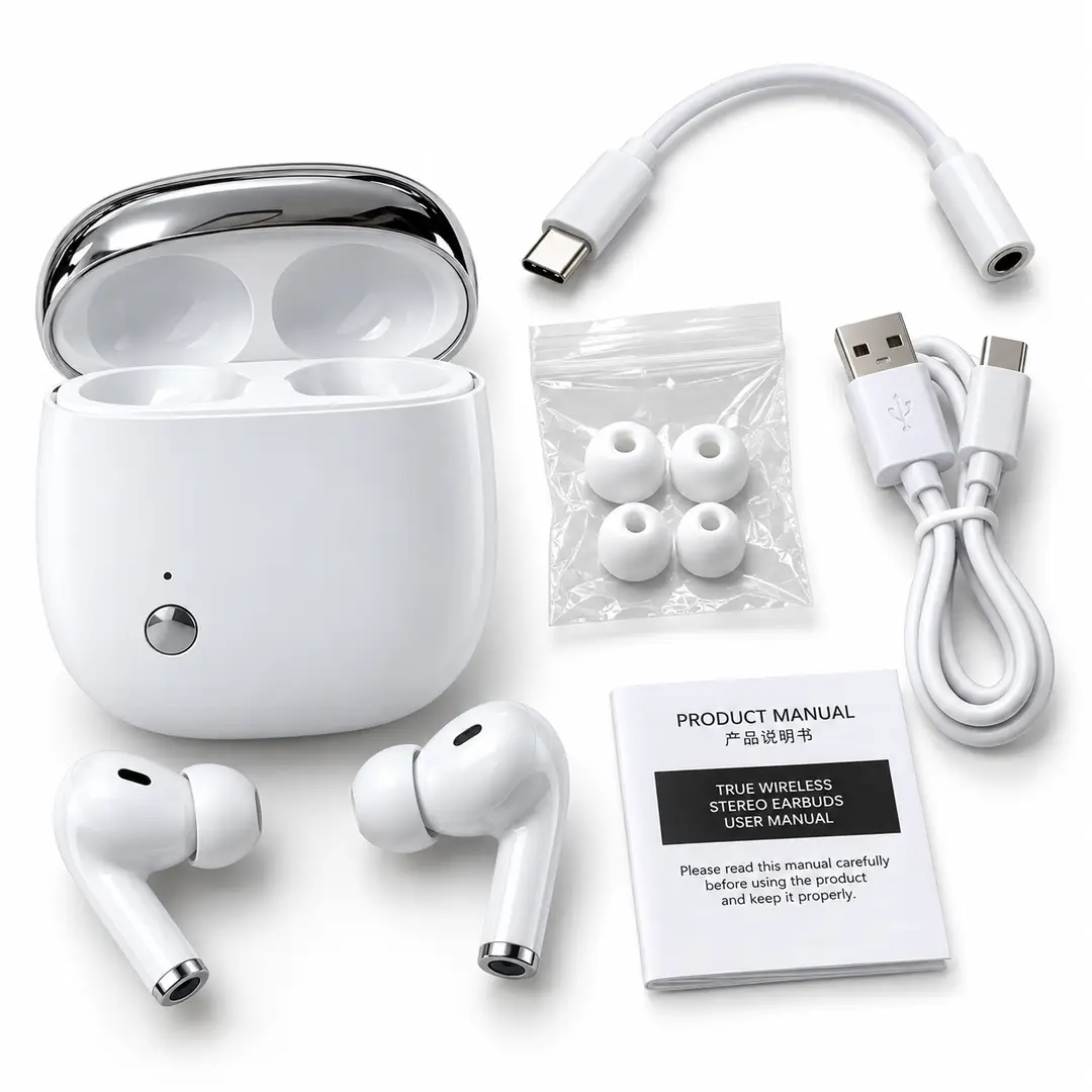 **TWS Wireless Earbuds – Bluetooth 5.0, Stereo Sound, Clear Calls & Charging Case** - Image 2