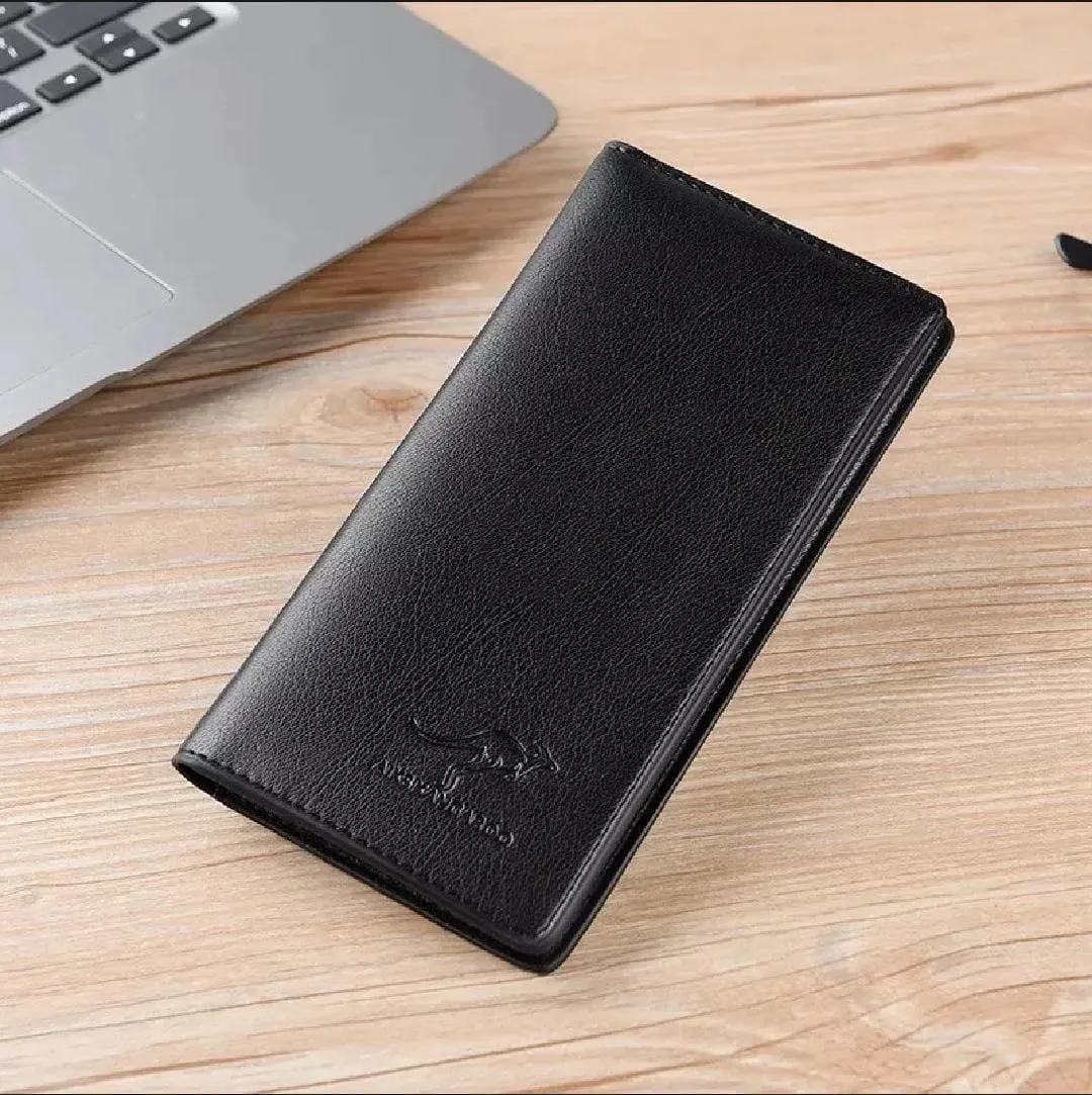 Premium Leather Wallet for Men Black Brown Bi-Fold - Image 5
