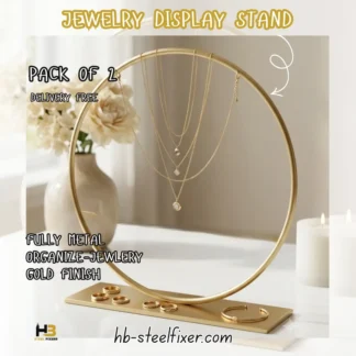6 Inch Round Earring Stand, Jewelry Stand Decorative Ornaments Necklace Display Stand