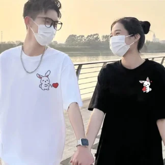 pack of 2 Pcs Unisex Jersey Printed T-Shirt