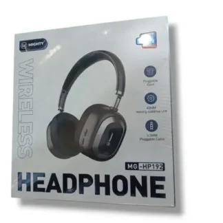 Bluetooth Over-Ear Headset with 40mm Drivers, AUX Support & Built-in Mic