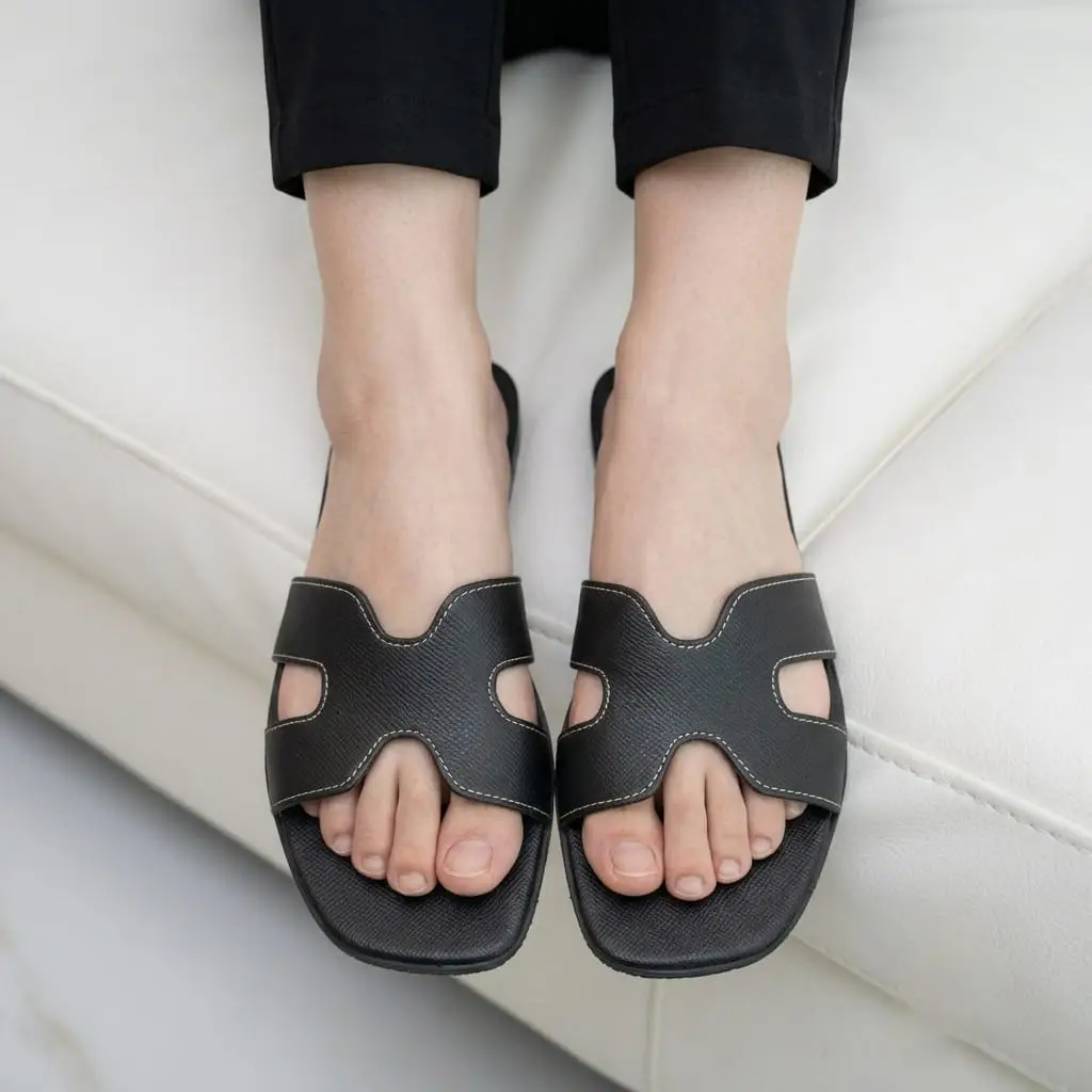 Women's Elegant H Shape Soft Comfort Slippers - Image 4