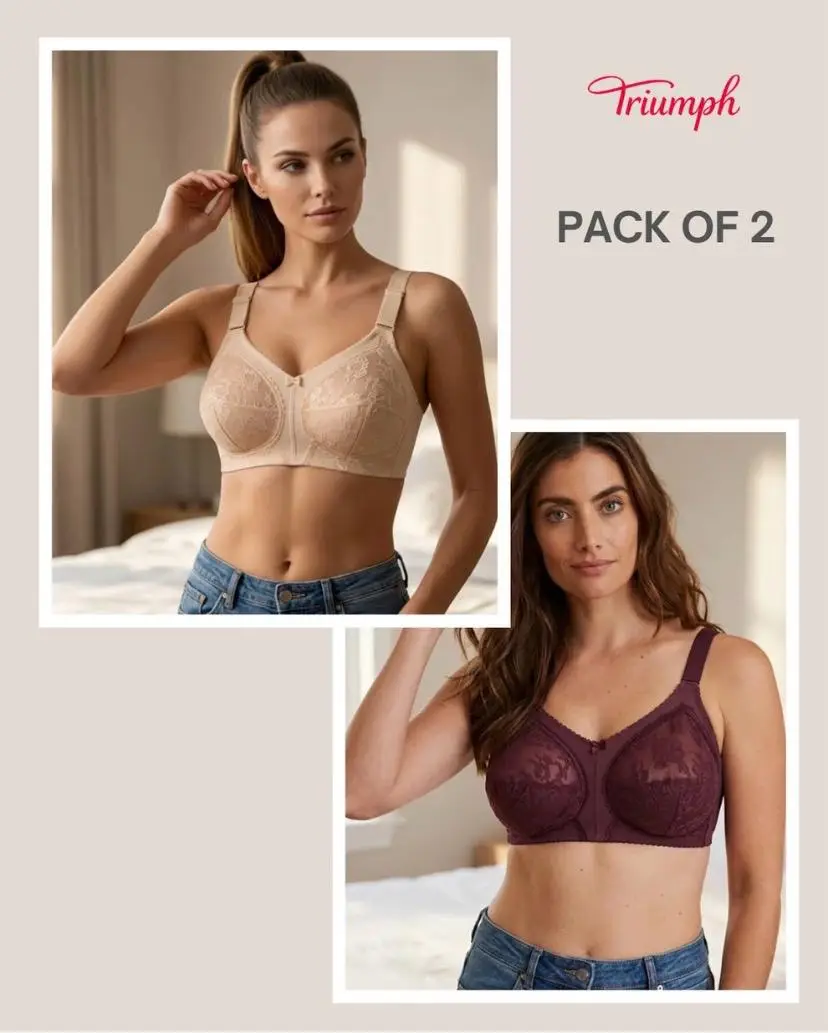 Nylon Plain Comfortable And Lightweight Bra Top - Image 4