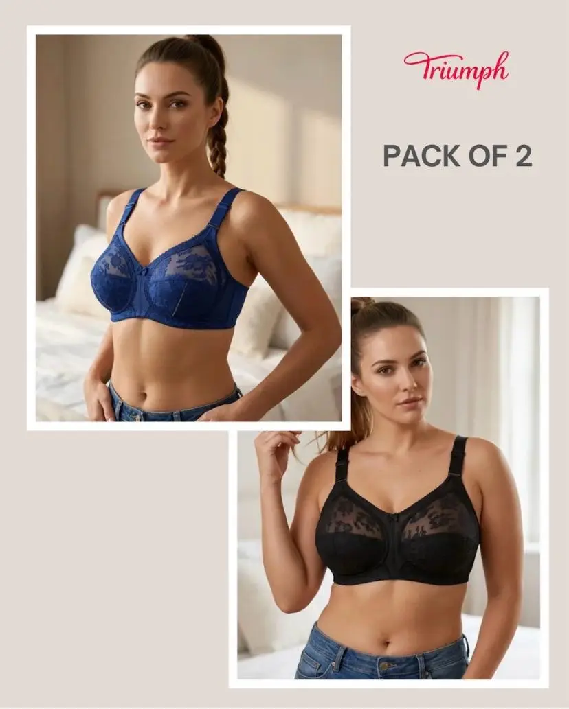 Nylon Plain Comfortable And Lightweight Bra Top - Image 7