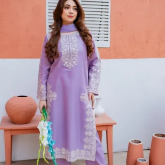 3 Pcs Women's Unstitched Embroidered Suit most hit code of 2026