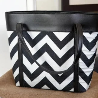 Girl's Faux Leather Textured Tote Bags