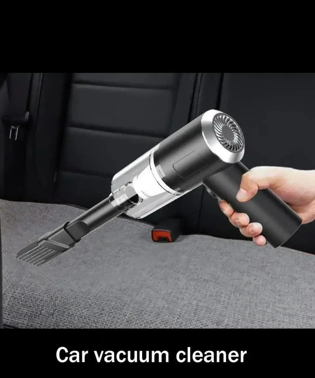 Portable 3-in-1 Vacuum 120W Rechargeable Black| 3 In 1 Portable Car Vacuum Cleaner - Image 4