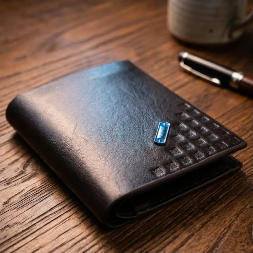 Men's Double Fold Stylish Wallet - Image 2