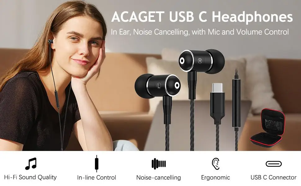 MIGHTY TYPE C Handfree Clear Voice Wired Earphones - Image 4