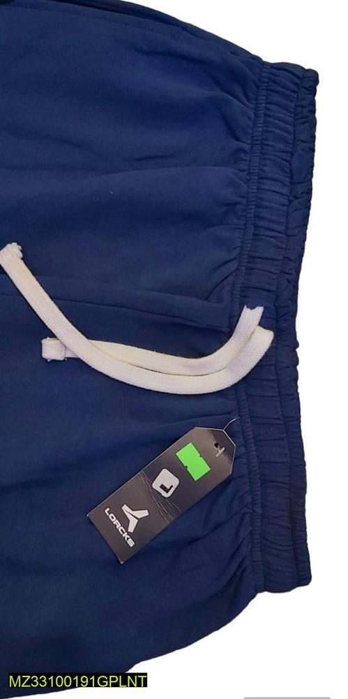 Men Cotton Plain Trousers Drawstring Waist Pakistan - Image 3