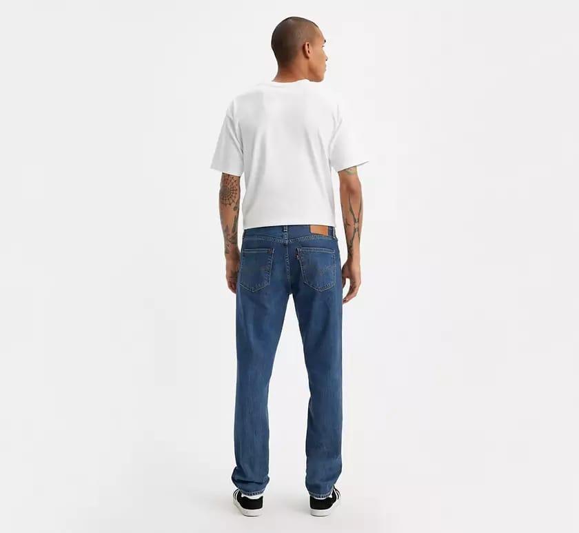 Men Slim Fit Blue Denim Jeans Multiple Sizes - Image 5
