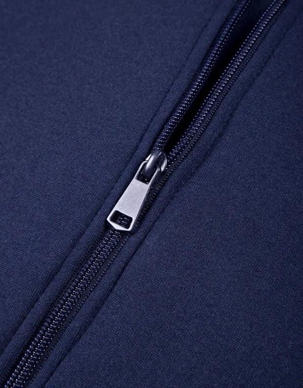Men Fleece Zip Track Suit Blue Winter Warm - Image 5