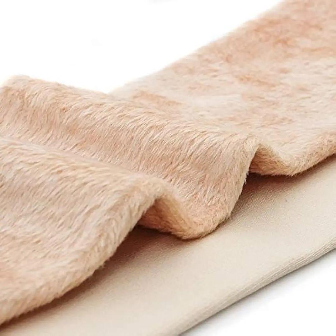 Wool Thermal Socks Beige Winter Warm Comfort - Image 4