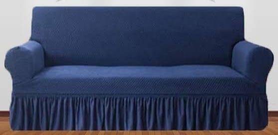 5 Seater Mesh Fitted Sofa Covers Plain Dust Proof - Image 2