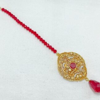 Red Stone Bindiya for Women Formal Wear for Women | Crafted Fashion Jewellery, Perfect for Gifting