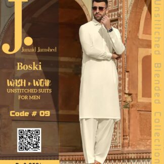 Unstitched Boski Suit for Men Wedding Eid Festive Wear