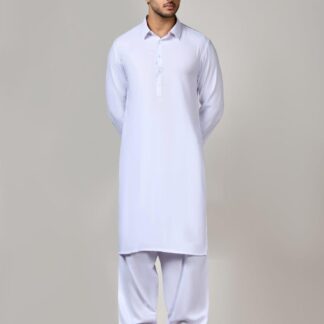 White Wash & Wear Men Suit for Weddings Eid Winter