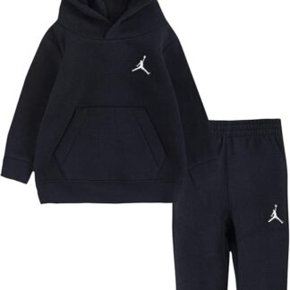 2 Pcs Boy's Fleece Plain Hoodie Tracksuit