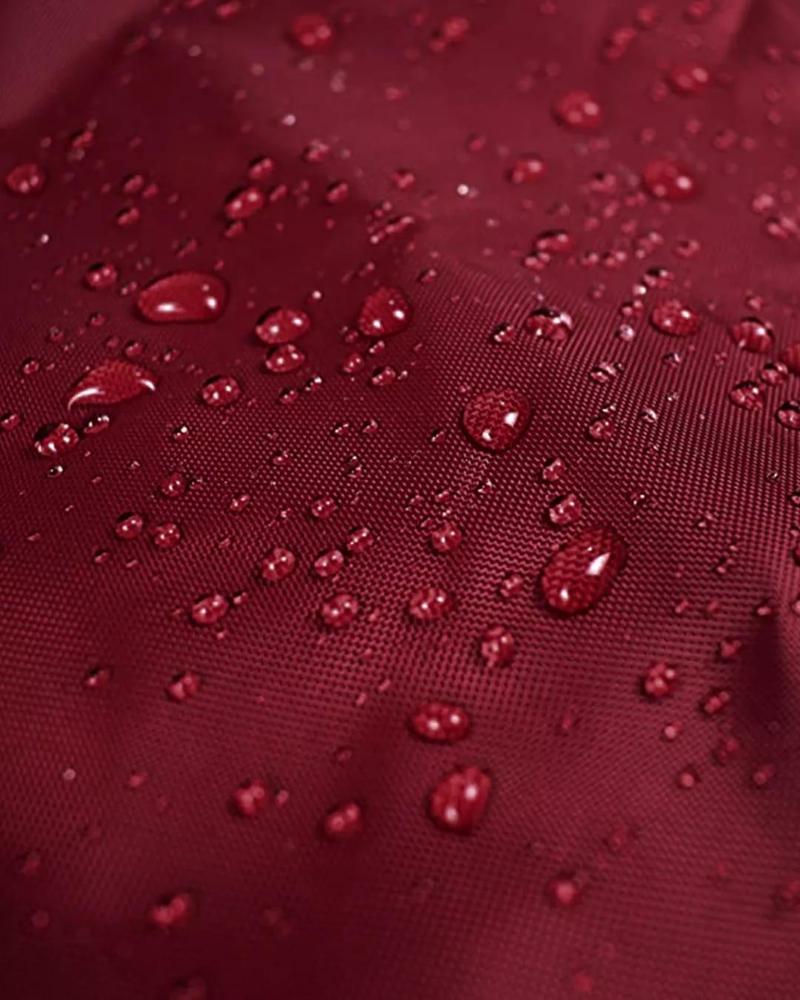 Maroon Parachute Washing Machine Cover Dust Proof - Image 2