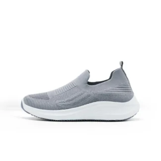 Men Grey Slip-On Walking Sneakers Size 40-45