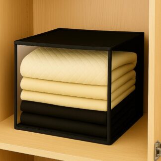 PVC Closet Organizer Black Transparent 10kg