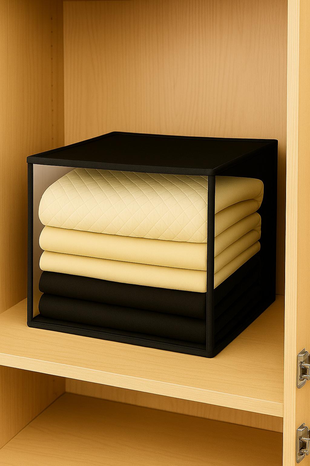 PVC Closet Organizer Black Transparent 10kg