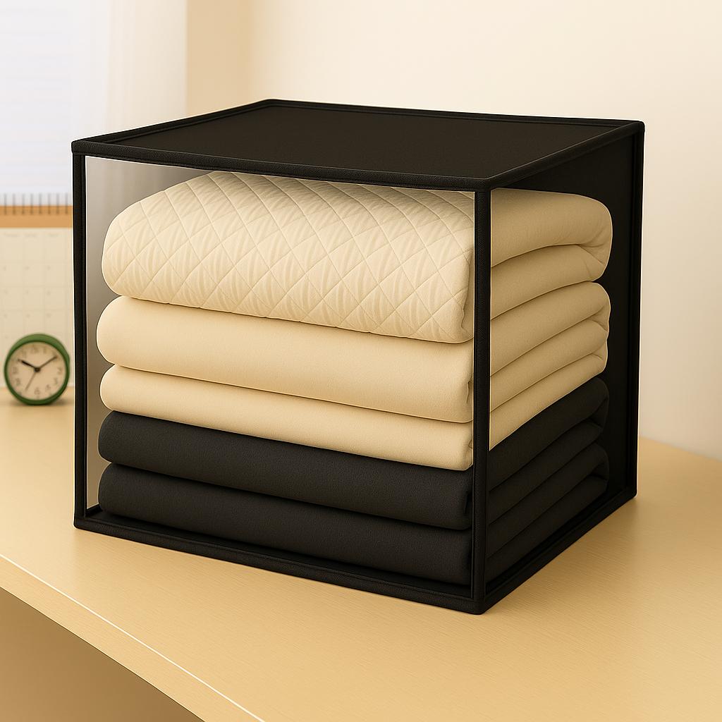 PVC Closet Organizer Black Transparent 10kg - Image 3