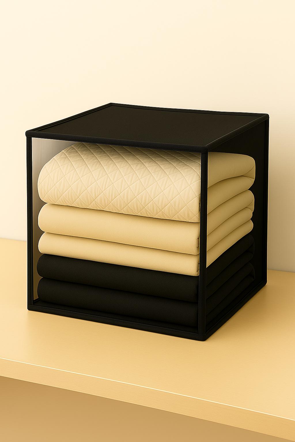 PVC Closet Organizer Black Transparent 10kg - Image 4