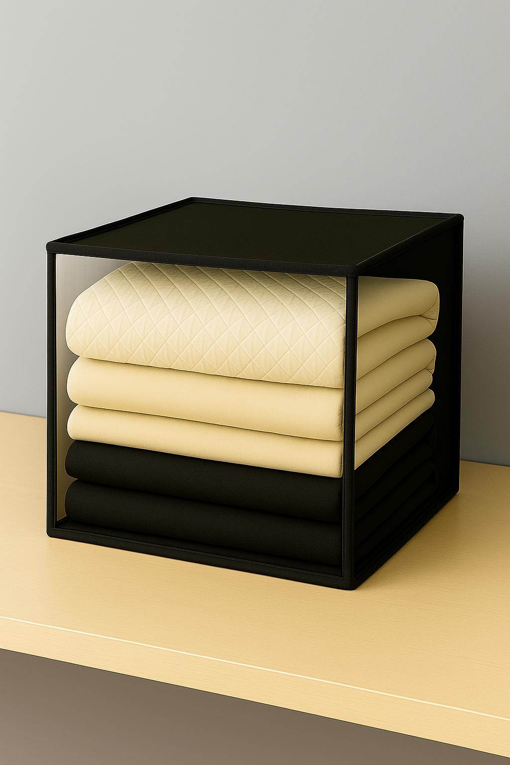 PVC Closet Organizer Black Transparent 10kg - Image 5