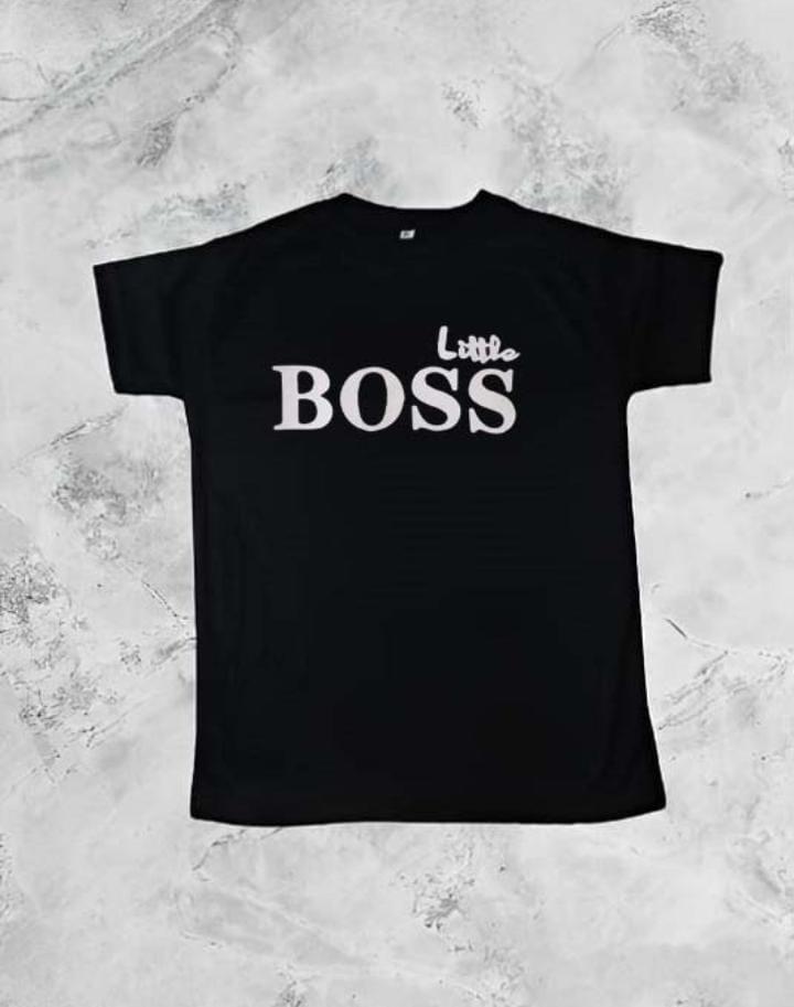 Kids Summer Track Suit "Little BOSS" Micro Fabric 10-11 Years - Image 2