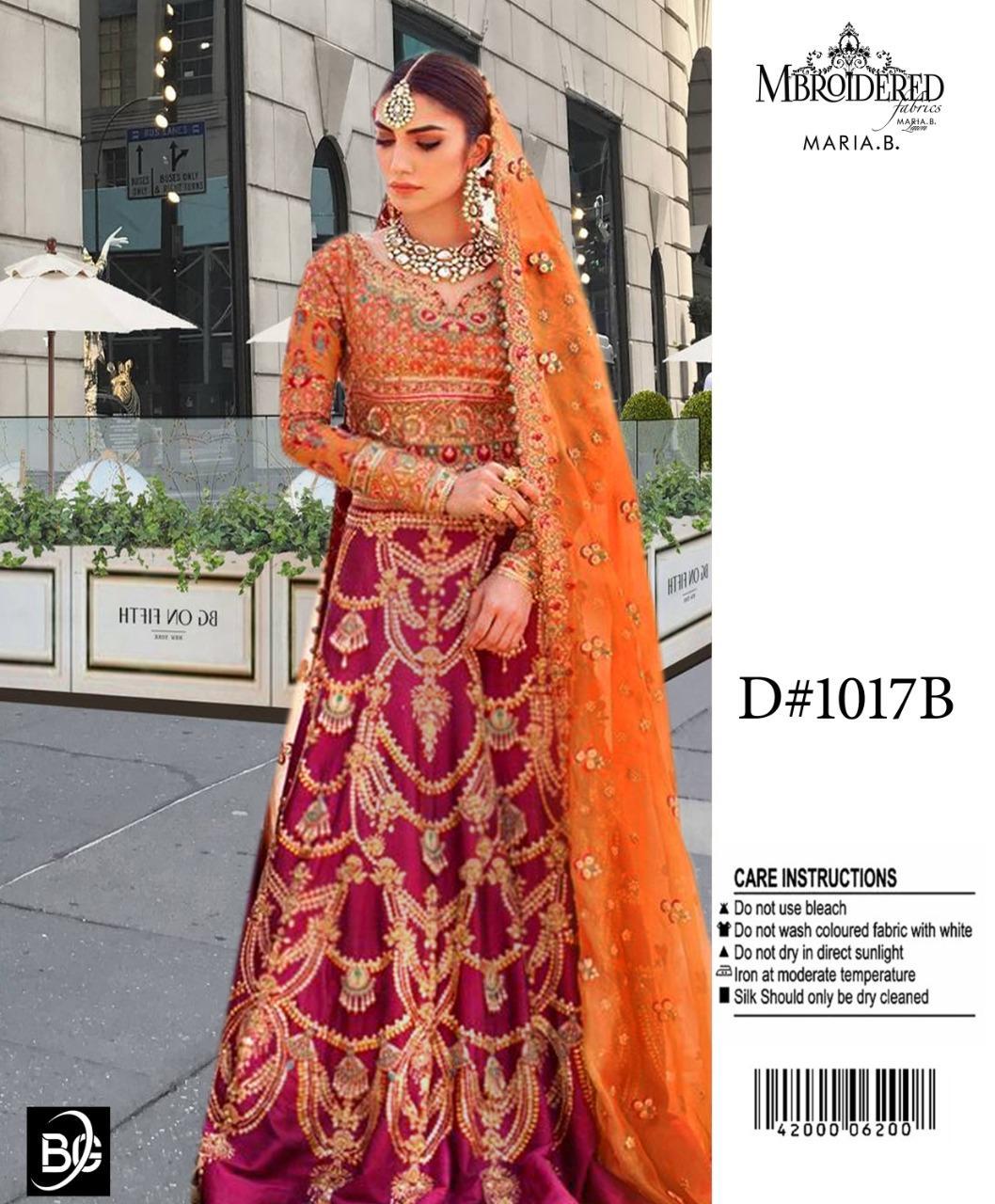Orange Embroidered Dhanak Suit for Men