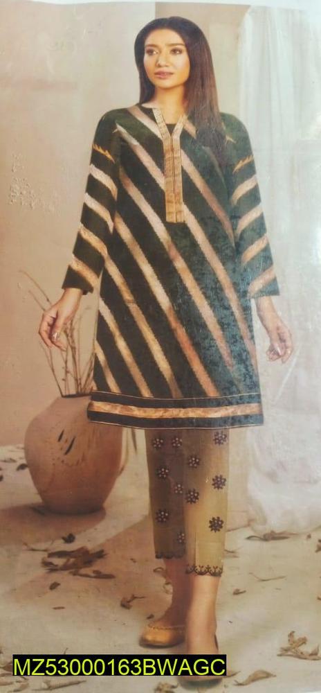 Unstitched Shamray Suit Winter Pakistan