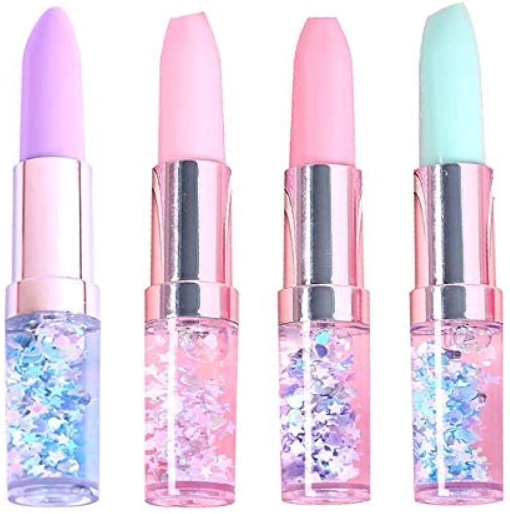 Gel Correction Pen with Star Glitter & Chrome Handle - Image 4